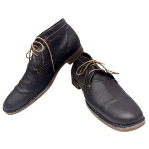 Aldo Brown Leather Ankle Chukka Boots Men's Size 10‎ Preowned